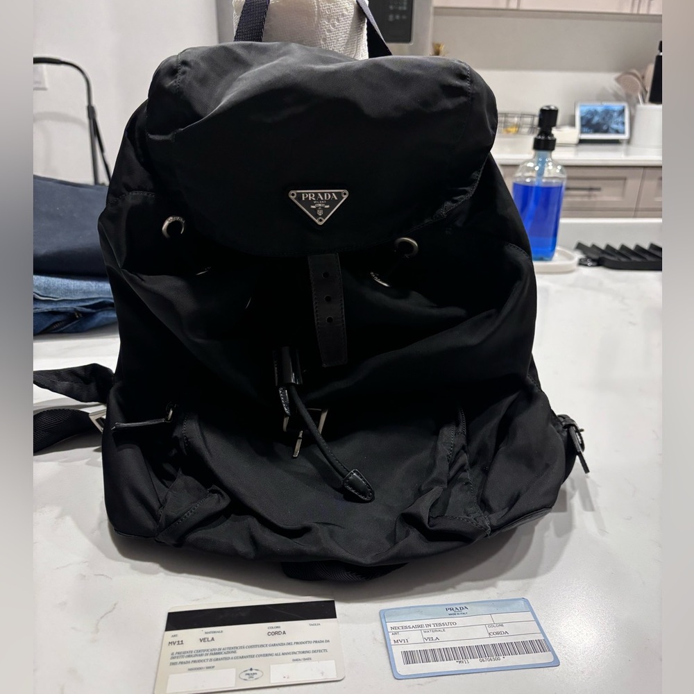 Prada Nylon Tessuto Backpack